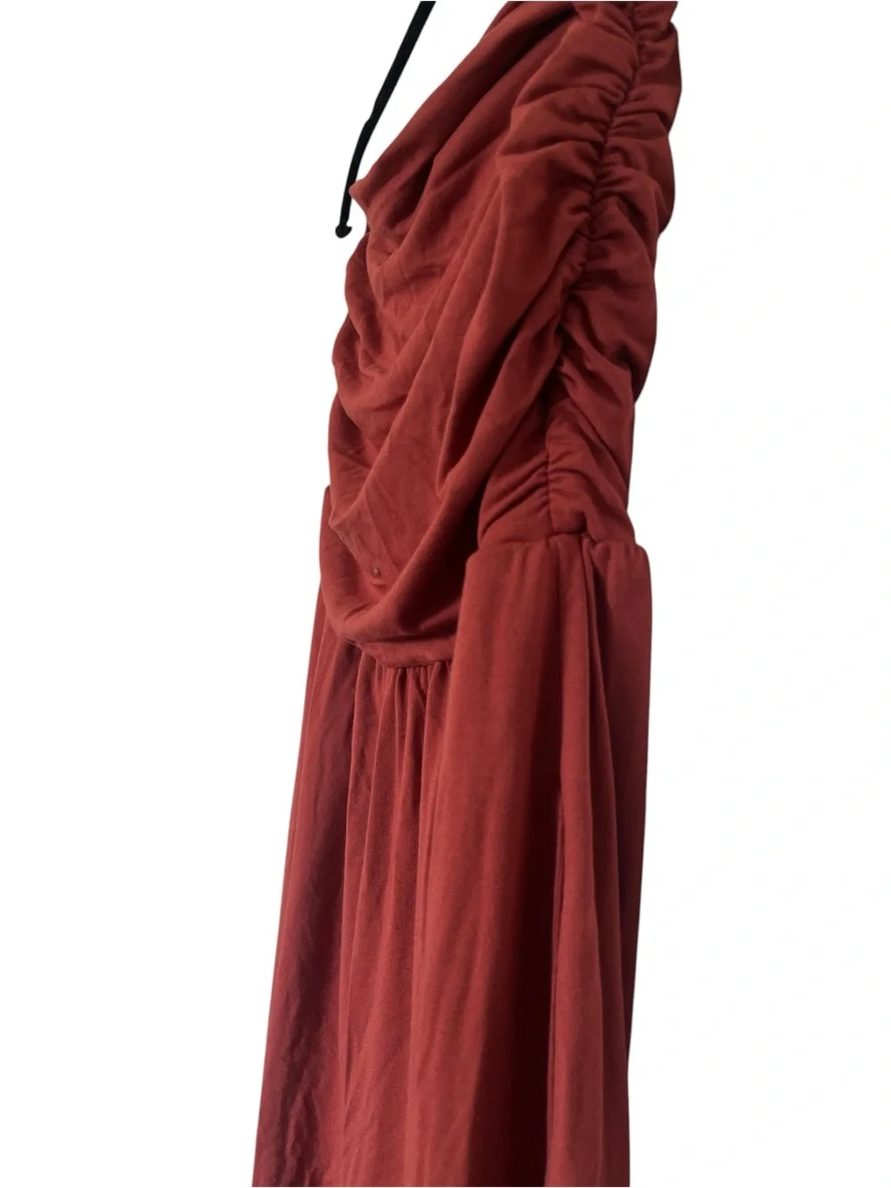 Sweaty Betty Strapless Wide-Leg Jumpsuit in Rust